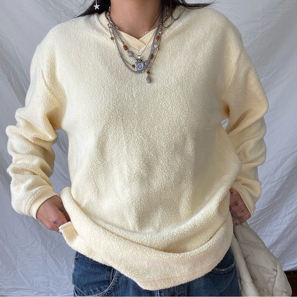 Teddy Cotton Sherpa Sweater